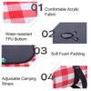 Picnic Blanket Waterproof Picnic Mat with Carrying Strap and Storage Bag for Outdoor Family Camping