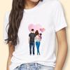 Mothers Day Theme Cute Cartoon Trend ShortSleeved Womens TShirt Polyester Fabric Simple AGeneration Style