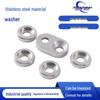 Multi-functional 304 Stainless Steel Oval Gasket with Handle-Specific Double-Hole Design