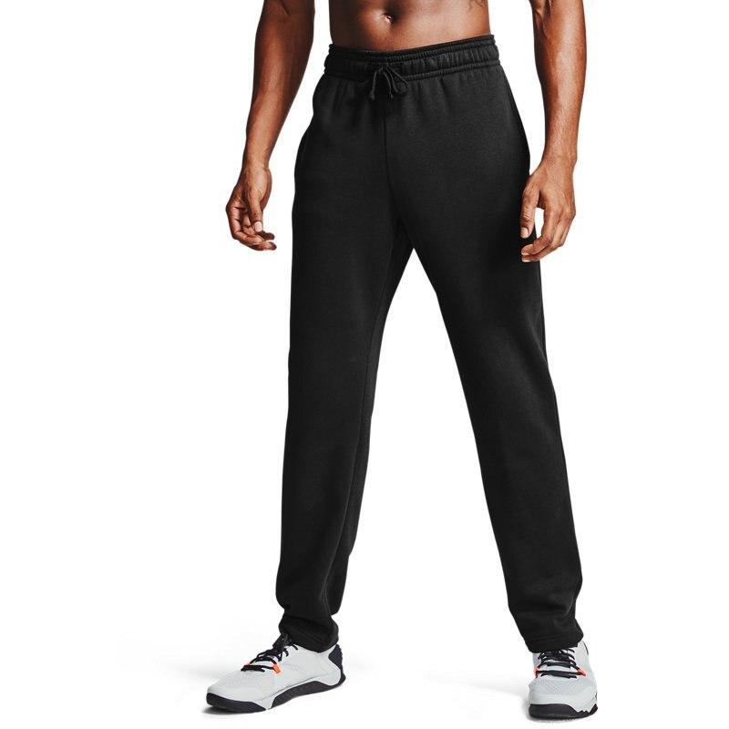 Under Armour Rival Training Loose Fleece Pants Men bottoms Black 1357129-001