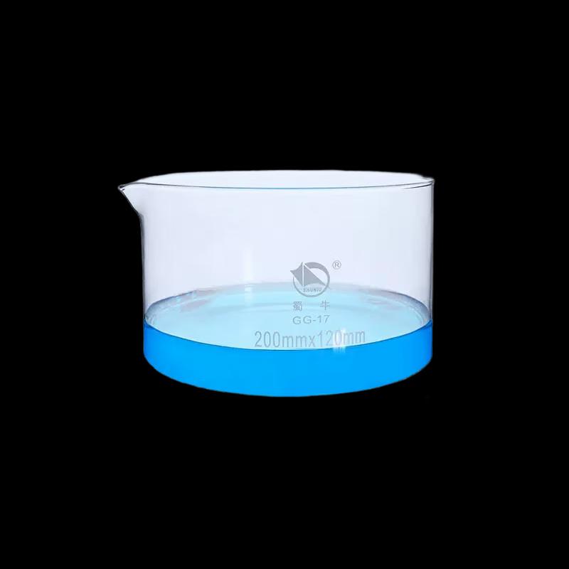 Shu Niu High Borosilicate Glass Crystallizing Dish with Spout