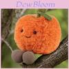 Plush Orange Fruit Toy With Pp Cotton Filling For Kids Bedroom Decor
