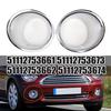 Car Bumper Cover Fog Lamp Frame Car Accessories Upgrade Wear-Resistant Design Anti-Corrosion Feature For Mini Cooper R57