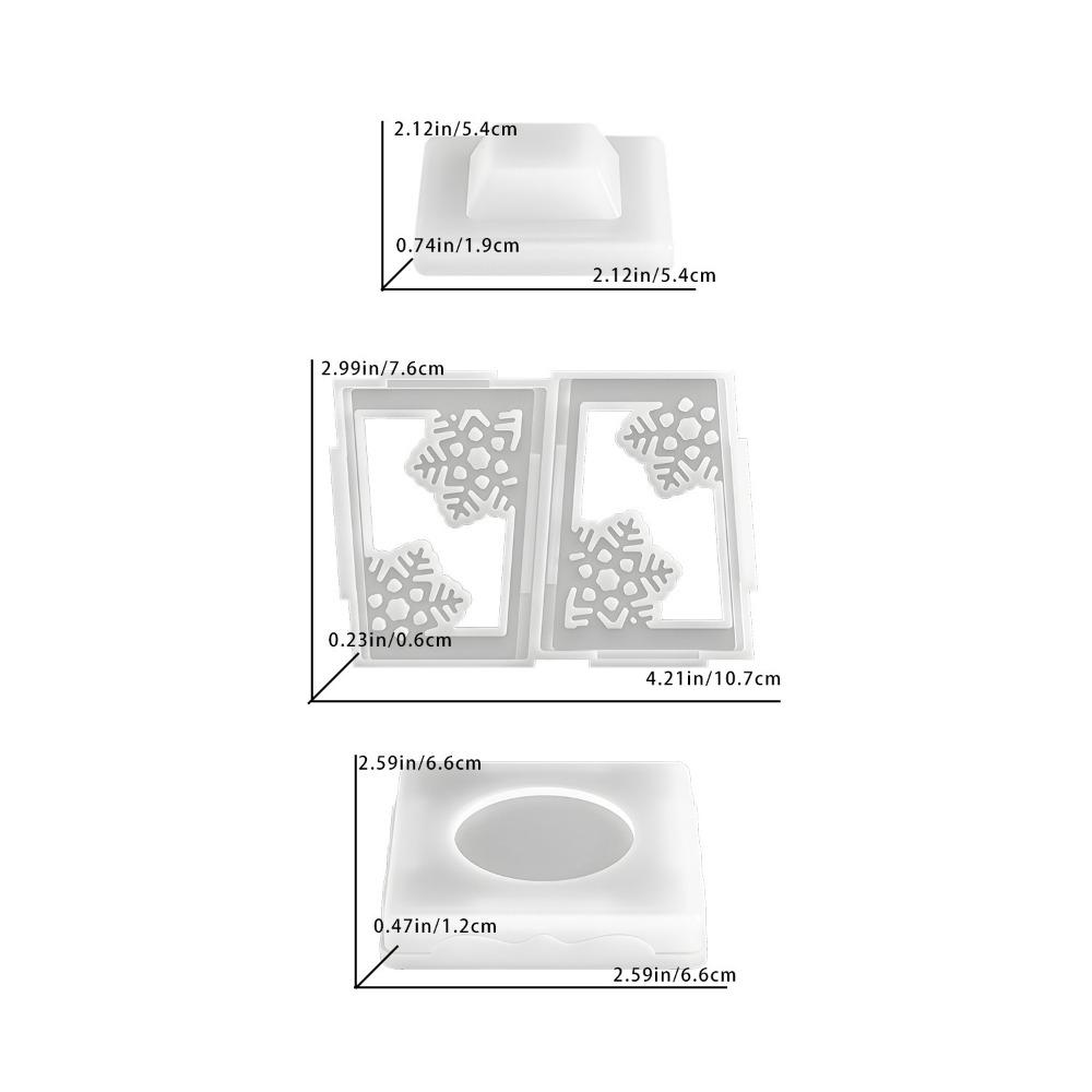 Laternenform Epoxid Silikonform Kerzenbasis Ornamente Form Weihnachtsdekoration