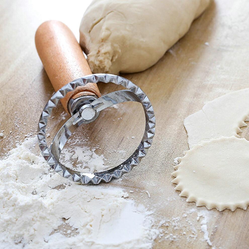 Unbranded 4 Pcs Ravioli Cutter Wheel Pastry Wheel 13.3x3.3x2.7cm