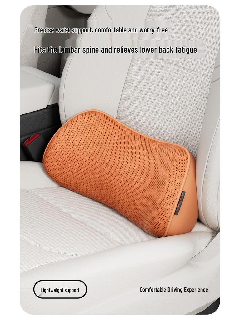 Thin Summer Car Lumbar Support Cushion – Driver Side Back & Waist Pad