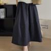 Polka Dot Skirt Large Size Fat Mm Medium and Long Hip Covering and Thin Spring and Summer New Pear-shaped Figure A-character Suit Skirt