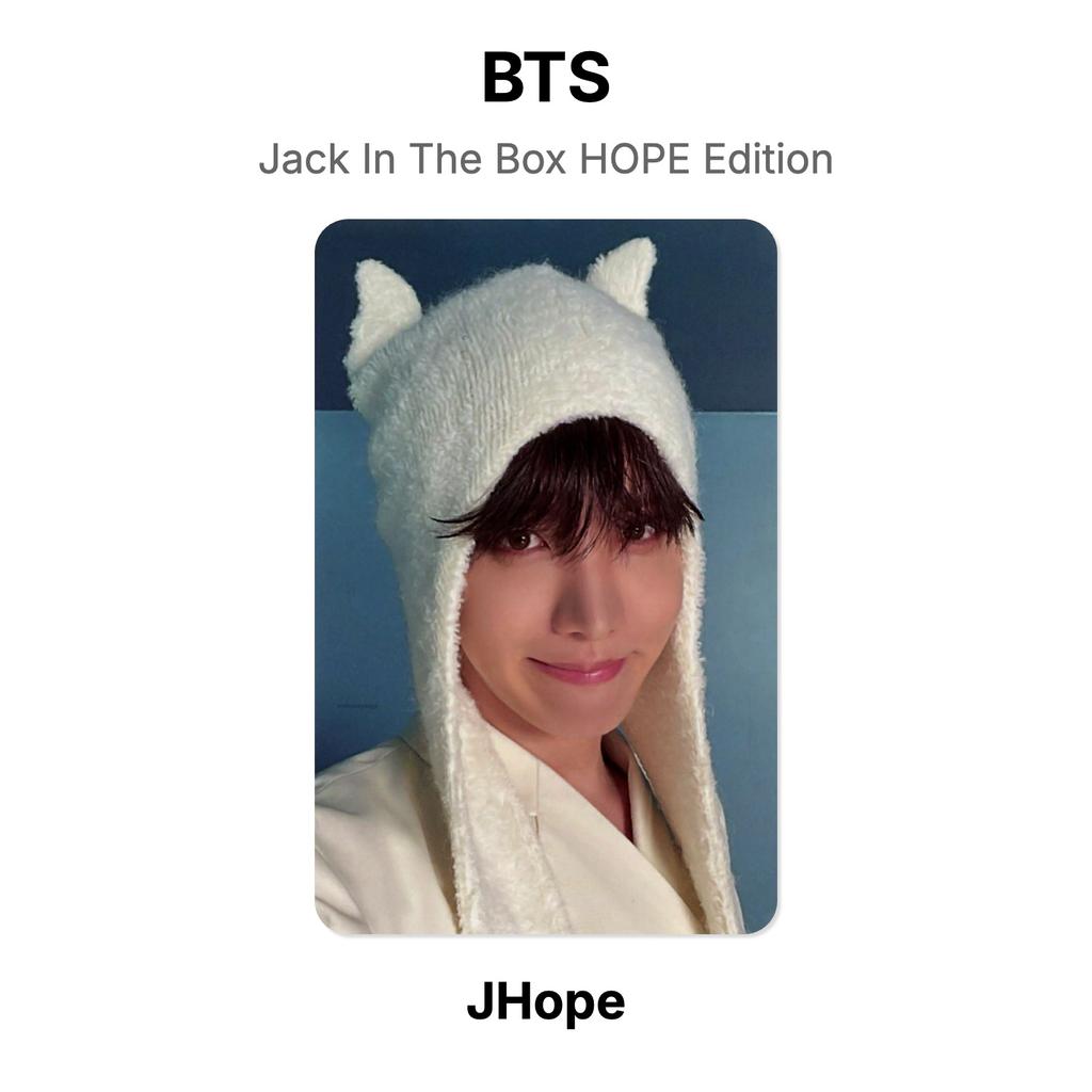 BTS Jack In The Box HOPE Edition Official Photocard