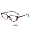 European and American small frame cat eye polarized sunglasses men's pin glasses legs UV protection sunglasses personalized versatile glasses
