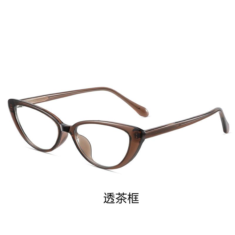 European and American small frame cat eye polarized sunglasses men's pin glasses legs UV protection sunglasses personalized versatile glasses