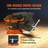 6" Bench Vise W/ Anvil 360°Swivel Locking Base Heavy Duty Ductile Iron