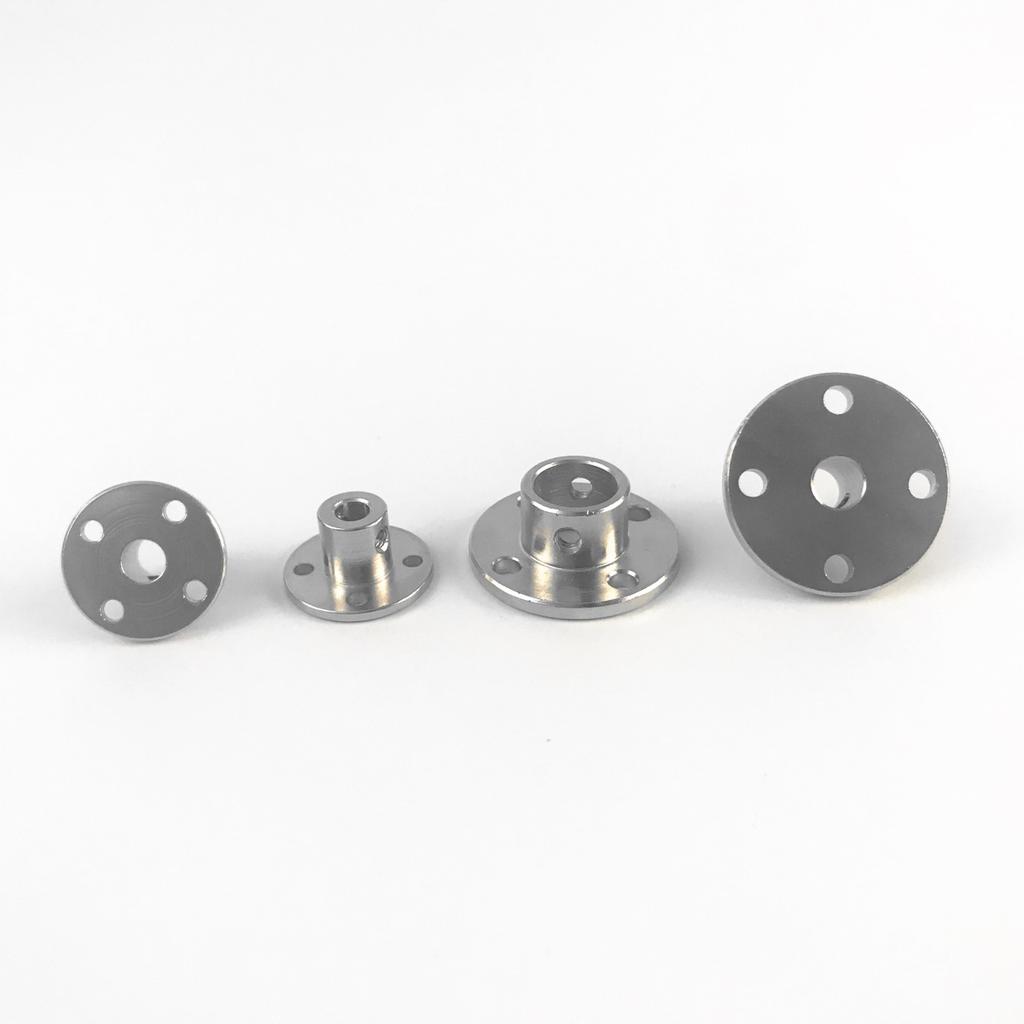 6pc 3/3.17/4/5/6/7/8/10/11/12mm Rigid Flange Coupling Motor Guide Shaft Coupler Motor Connector Shaft Axis Bearing Fittings