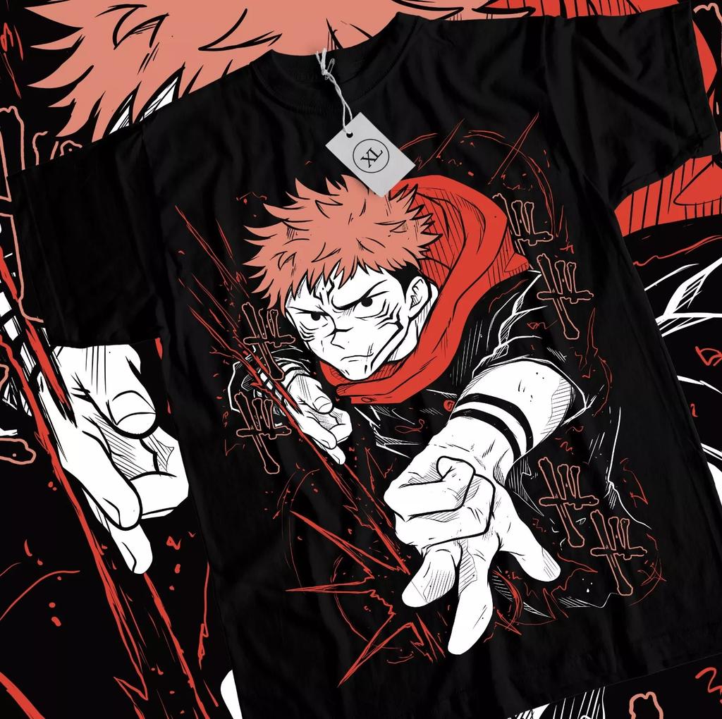 Gojo T-skjorte Megumi Itadori Yuji Jujutsu Kaisen Sukuna Anime Gave Skjorte Alle Størrelser