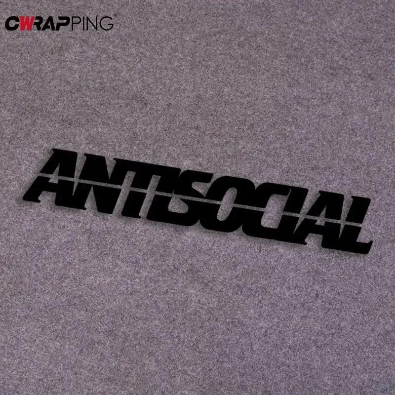 Car Antsocial Sticker Personalized Letters Waterproof Vinyl Windshield Decoration for Car Styling Decor Accessories