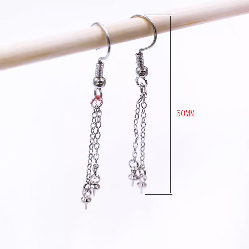 Sterling Silver Plated Earring Findings: Studs with Tray, Ear Hooks, Handmade Dangle Earrings Materials & Accessories.