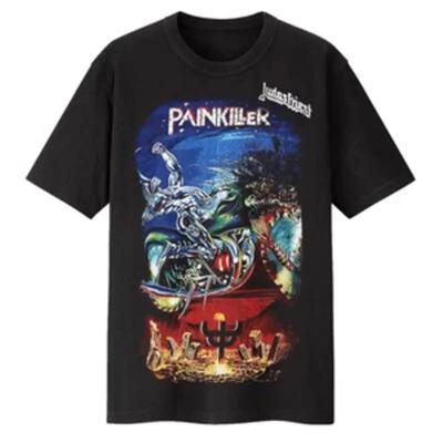 Judas Priest T Shirt Painkiller Band New Black Vintage Streetwear Top For Everyday Wear Designer Clothes