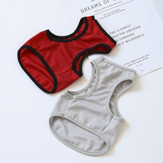 Pet Vest Round Neck Breathable Letter Soft Comfortable Cat Dog Print Pet Sleeveless Pullover