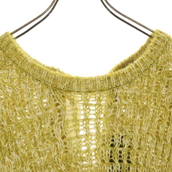 Unused Muller Wool Blend Long Sleeve Design Knit Sweater 38 of Yoshiokubo Women Used