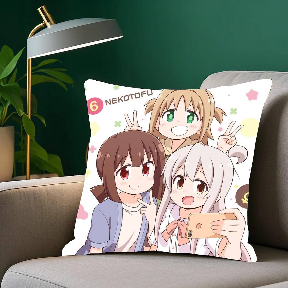 Anime O-Onimai Pillow Case Home Decor Throw For Sofa Bed Car Room Decor Gift Idea