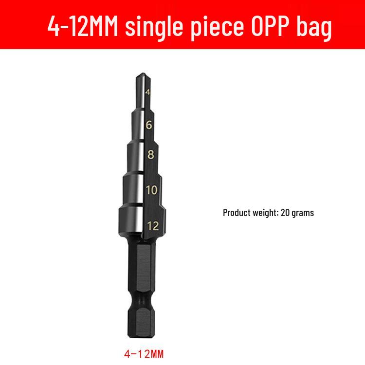 Hex Shank Step Drill Bit Set for Woodworking and Hole Enlarging