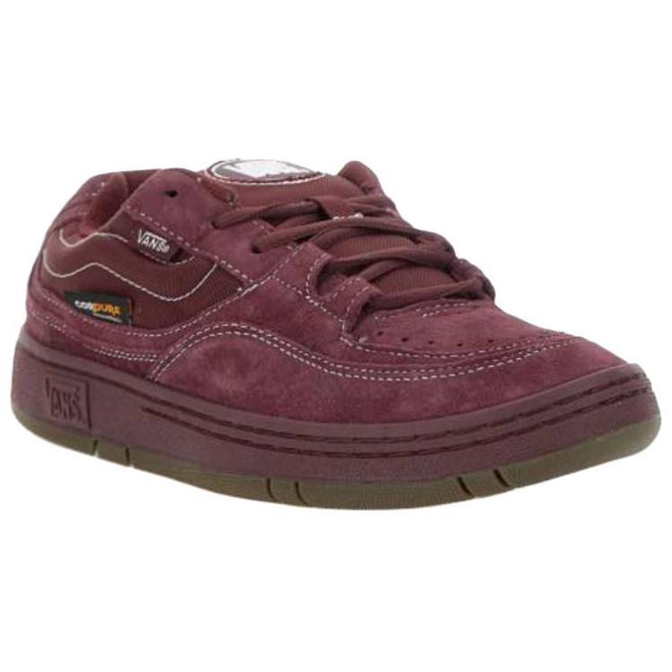 Vans Speed Ls Bequeme Low Top Lifestyle Schuhe Damen Sneaker Burgunderrot VN000CTNPRT1