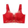 [Big Chest Display Small Artifact] Color Blocked Lace Double Breastfed Bra Concentrated Collection Style Gray Butterfly