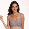 Hot-selling large-size seamless jelly rimless underwear anti-sagging breast bra
