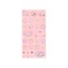 Stationery Hanamaru Obake Sanrio Characters Tile Plump S8814368 Sun-Star Sticker, Pink,