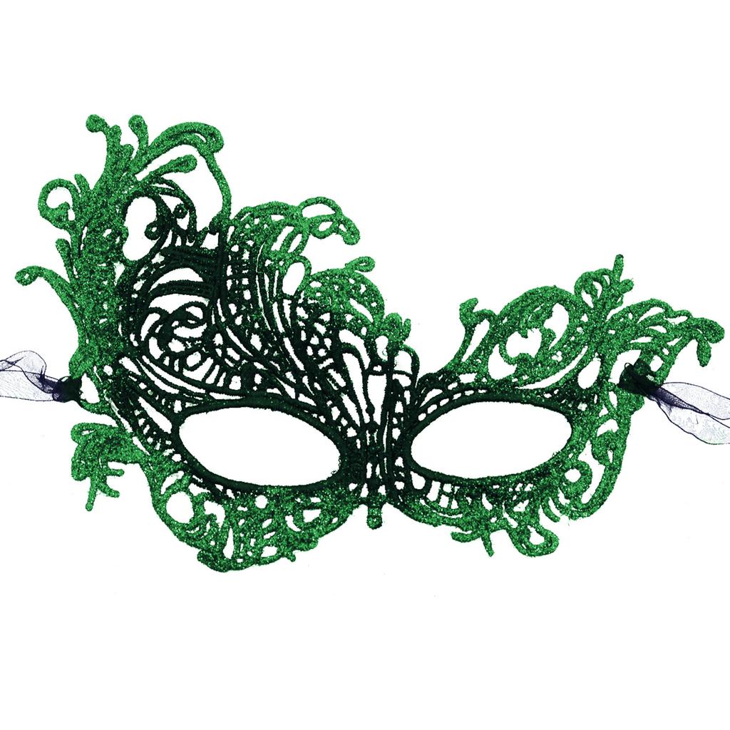 Maskenball Maske Spitze Ausgeschnitten Augenmaske Spitze Halbgesichtsmaske Kostüm für Party Halloween Maskenball