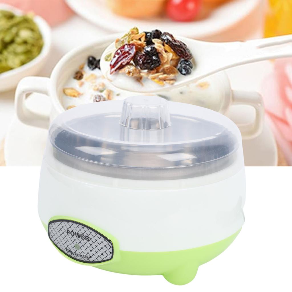Maszynka do jogurtu w pełni automatyczna ze stałą temperaturą ze stali nierdzewnej plastikowa mała maszynka do jogurtu do domu