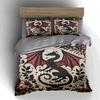 Dragon, Floral, Celestial. Bedding Duvet Cover Sets Duvet Covers Pillowcases Gifts (1 * Duvet Cover 2 * Pillowcases, Without Duvet Insert)