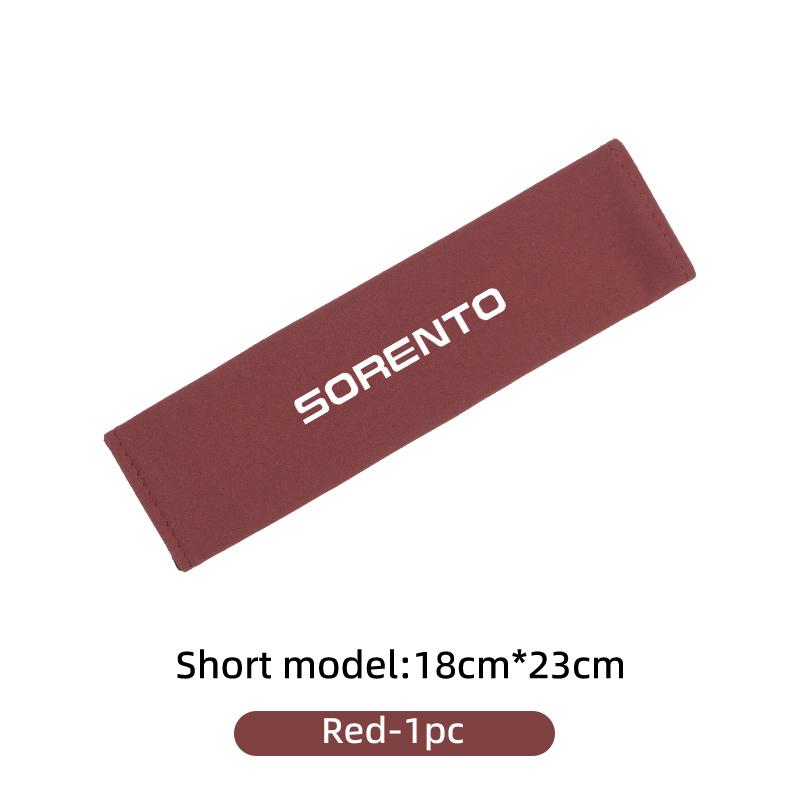 For KIA Suede Car Seat Safety Belt Shoulder Covers Belt Protective Pad Accessories Cerato Proceed Venga Sedona Forte StonicAD9