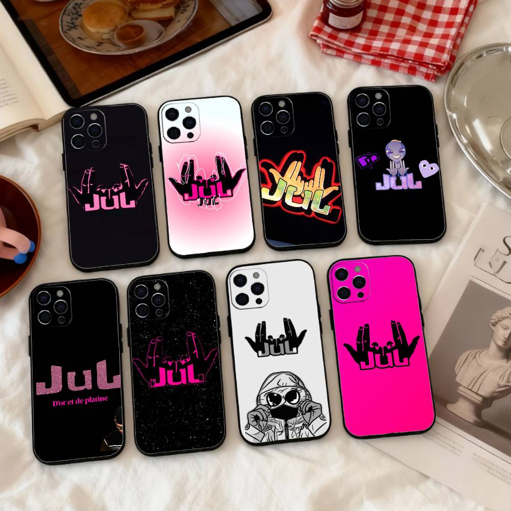 Urban France J-Jul Rapper Phone Case Silicone Soft For IPhone 17 16 15 14 13 12 11 X XR Plus Pro Max Plus