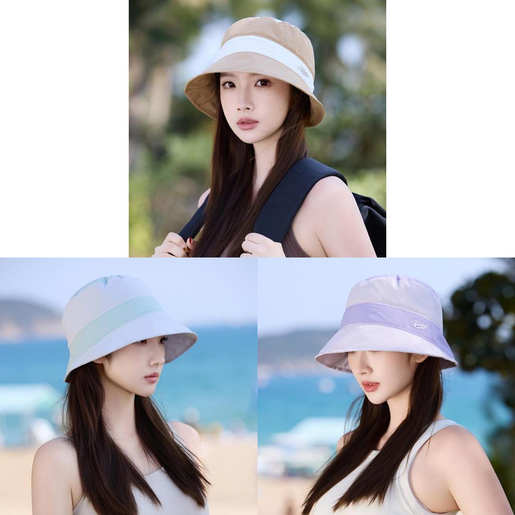 Sun Protection Wide Brim Fisherman Hat With Breathable Polyester For Beach And Travel