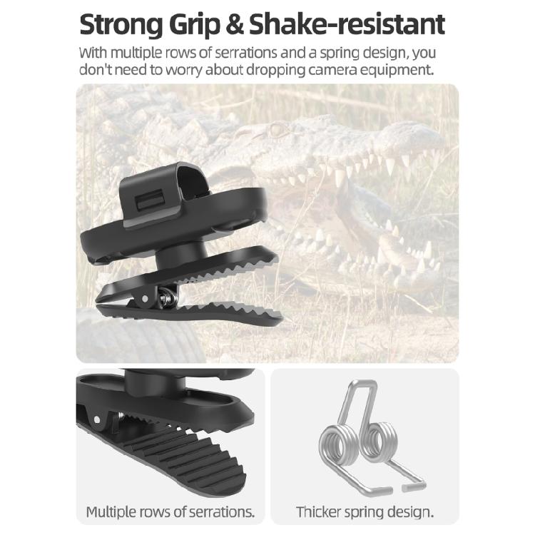 Kleiner und leichter Kamera-Clip mit 360°-Drehung für GO 3S/GO 3 Kamera-Hut-Clip Kamera-Halterung Zubehör