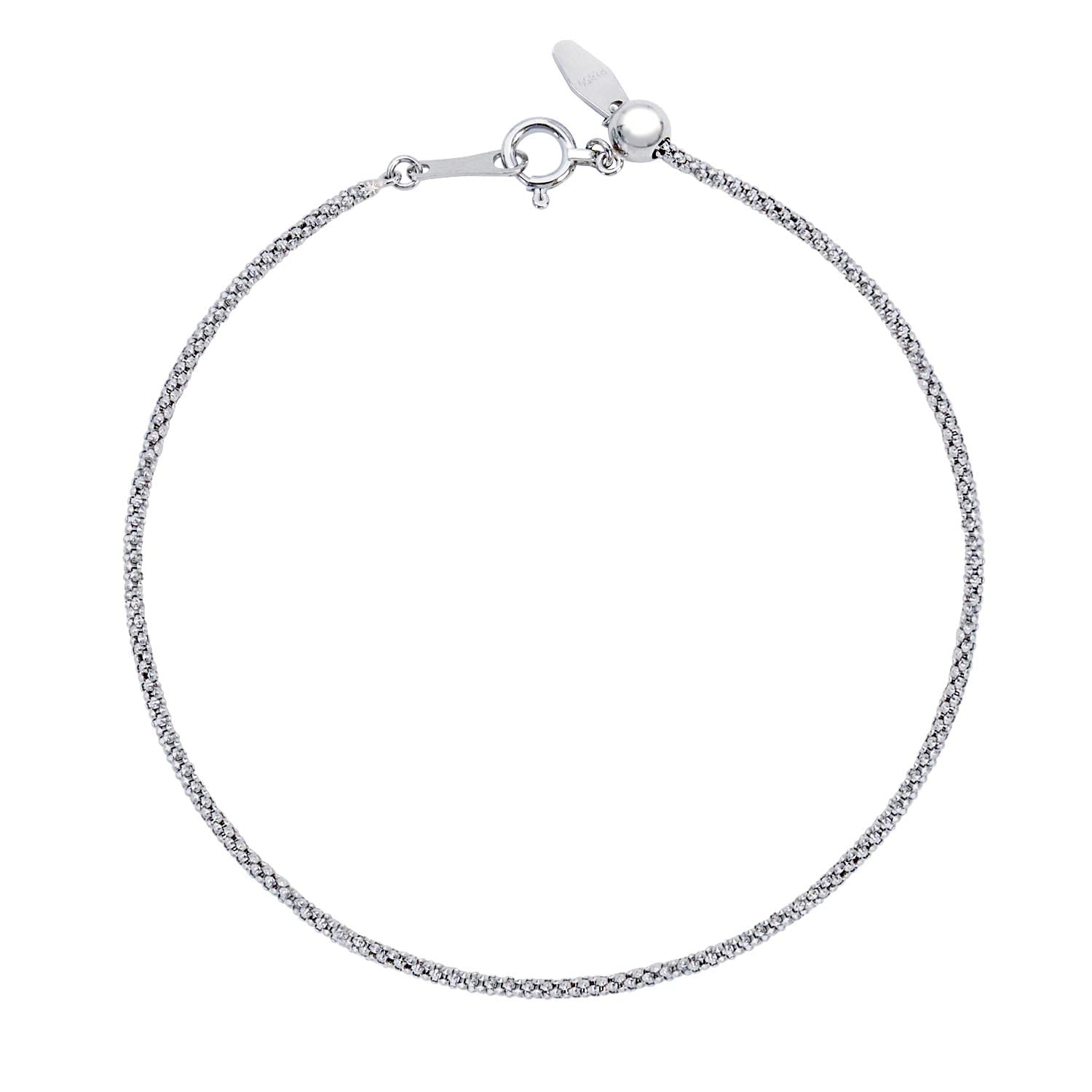 

Lala Christie Platinum PT850 Mulberry Chain Bracelet for Women, 1.4mm Wide, 18cm, lb97-0012-pt