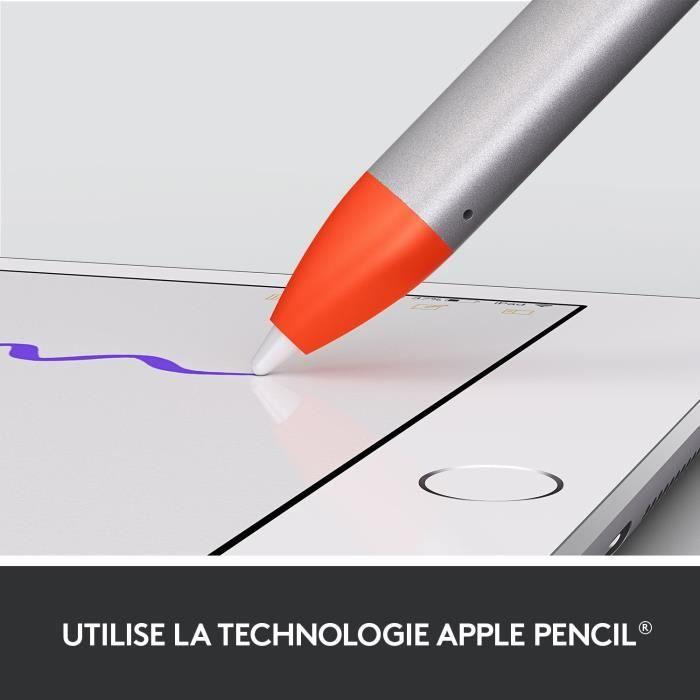 Rysik cyfrowy Logitech Crayon dla wszystkich iPadów (wersje 2018 i późniejsze) z technologią Apple Pencil