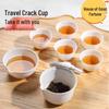 ZISIZ Disposable Rice Husk Travel Teacup