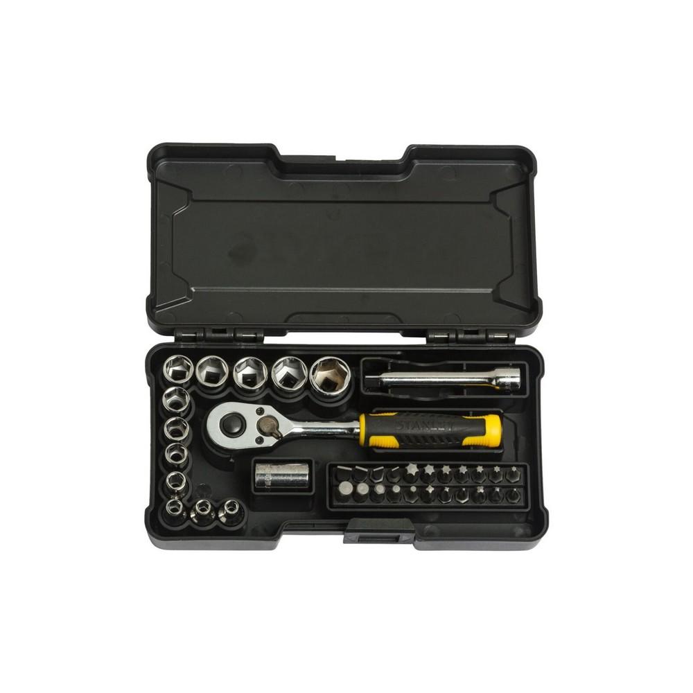 Stanley 1/4 Socket & Driver Set (Pack of 37)