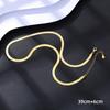 S925 Sterling Silver Classic Snake Choker Necklaces Chains for Women Men 14K Gold Plated Necklaces Wedding Party Jewelry Gift
