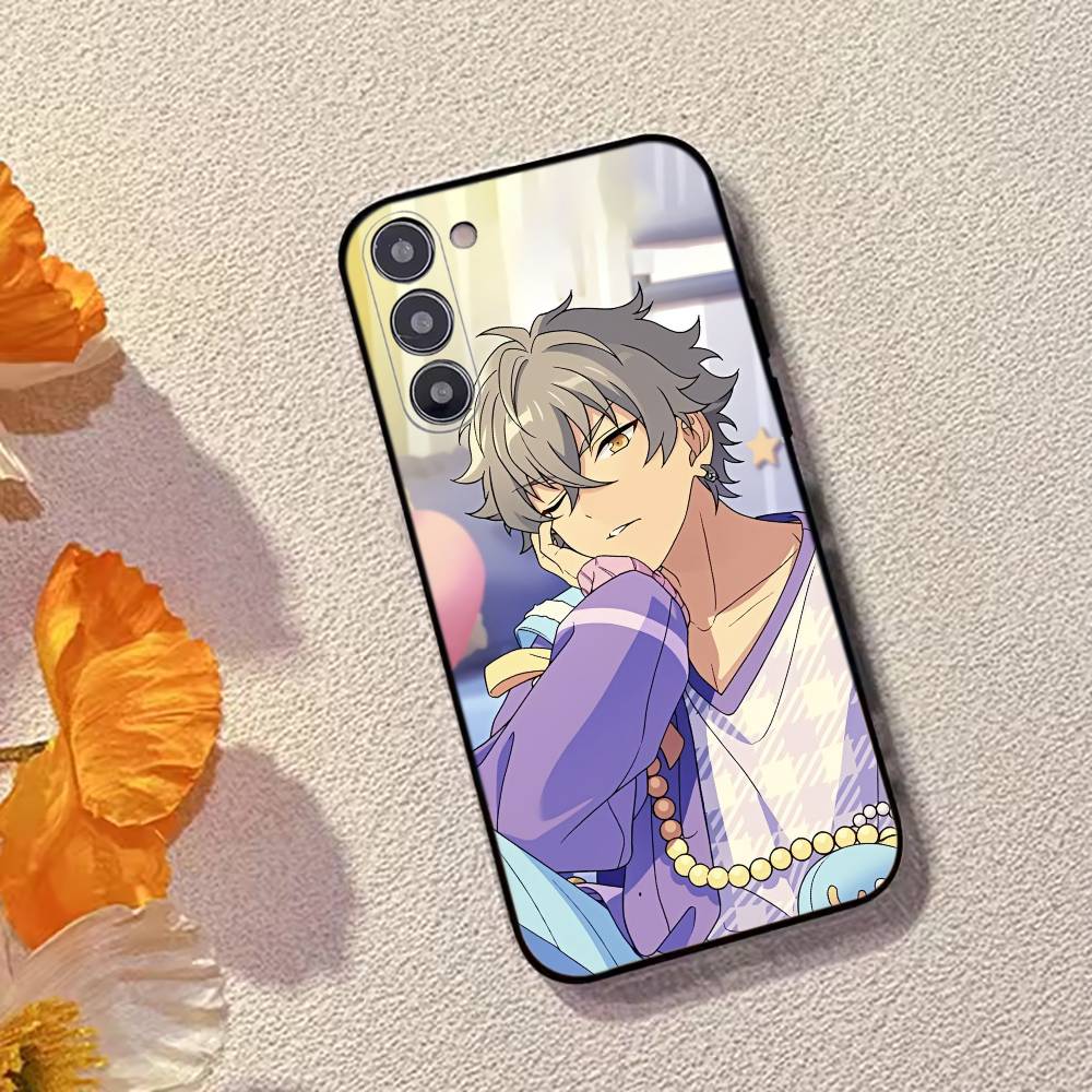 Game Ensemble Stars O-Ogami Koga Phone Case For Samsung Galaxy A73,A72,A71,A70,A53,A52,A51,Soft Silicone Black Cover