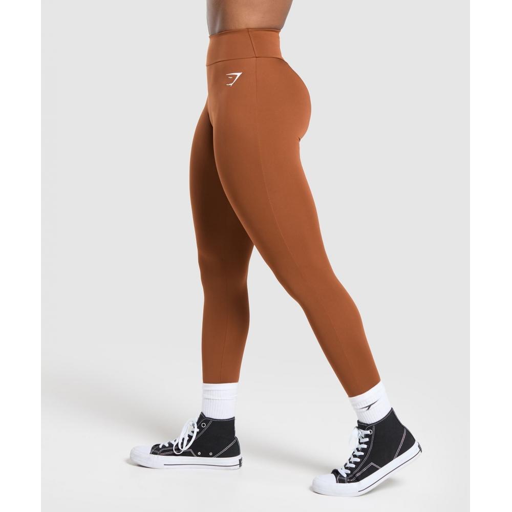 Gymshark Gs Power Regular legginGs Copper Brown B4a6q Nccy