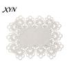Romantic Simple Design Placemat White Lace Placemat, Foldable Soft Anti-Wrinkle Table Mat, Heat And Bark-grain Resistant Non-Yellowing Durable Dining