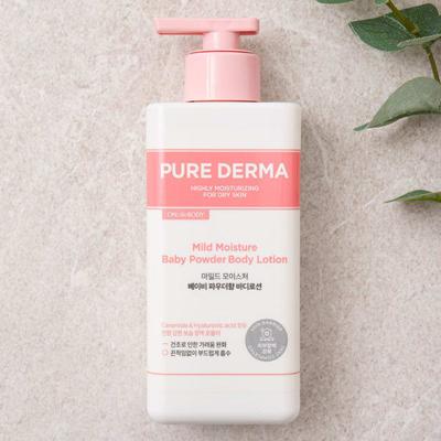 On The Body Pure Derma Mild Moisture Body Lotion 400 Ml Baby Powder Fragrance