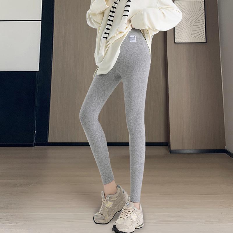 

No-Support Maternity Leggings for Spring/Autumn 2026: Non-Constricting Belly Slimming Pants for Pregnancy L (105-125 lbs)