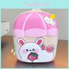 Cartoon Bunny Strawberry Kids Backpack With Hard Shell Durable Oxford Fabric For School Children
