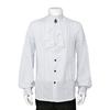 Men Ruffled Stand Collar Long Lantern Sleeves Pirate Cosplay Shirt Medieval Clothes Gothic Vintage Top