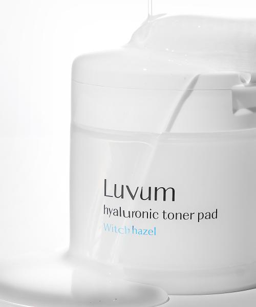 Lubum Witch Hazel Hyaluronic Acid Toner Pad 60 Sheets