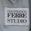 GIANFRANCO FERRE Made in Italy wool suit Setup 44 gray Double button Men's Used