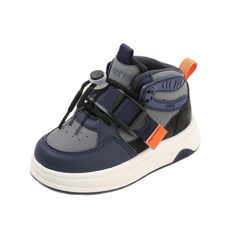 Children's Sneakers2026Spring and autumn casual sneakers for boys, high-top bread shoes for girls, baby dad shoes for toddlers